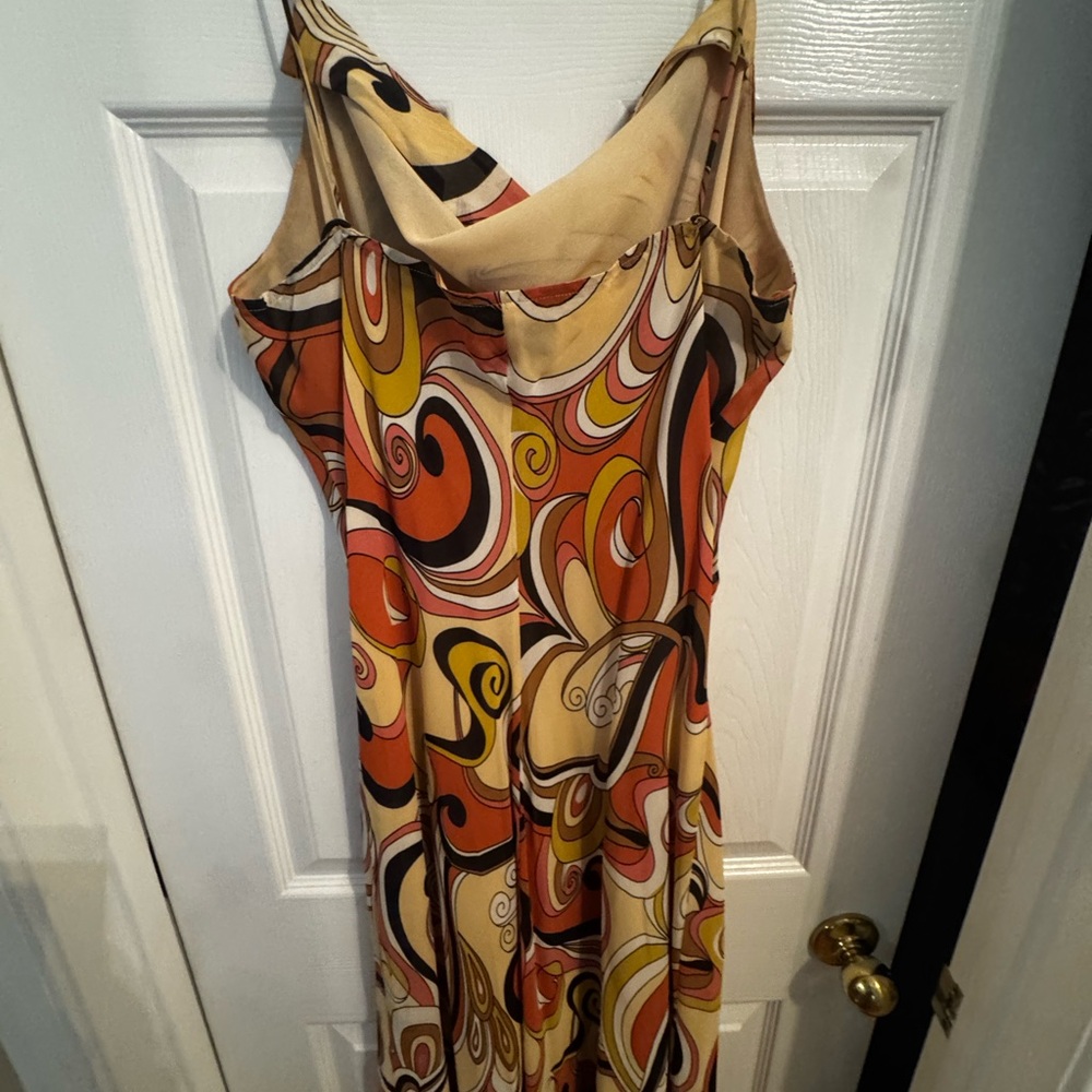 Vibrant Swirl Maxi Dress